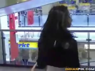 Indisch mit dreckig video im die dressing zimmer