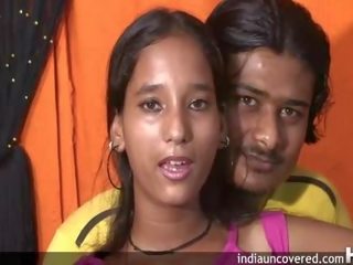 Magnific Adult film interviu pentru plăcut indian scolarita și ei youngster