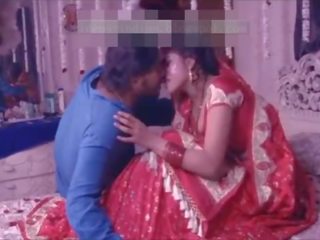 Indian Desi Couple on their First Night xxx film - Just Married Chubby teenager