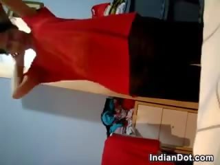 India rumaja does a striptease in her room